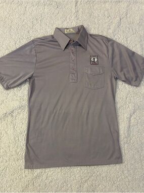 Vintage 81-82 TPA Tour Men's Golf Polo - Fredericks - Size M - Rare Gray